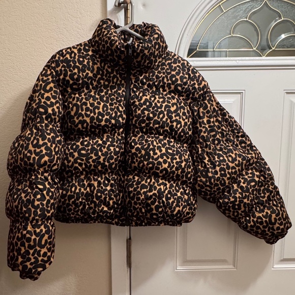Cropped Animal Print Jacket - Picture 1 of 4